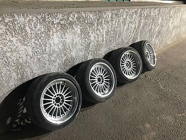 44 2: Колеса в сборе 235 / 45 / R 18, Лето, Б/у, Комплект, Легковые, Литые, отверстий - 5 — 1