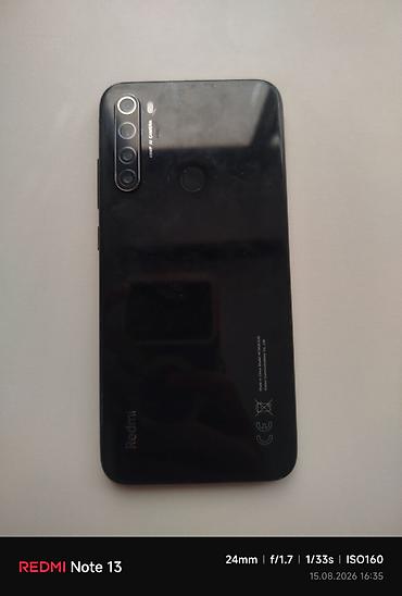 Redmi: Redmi, Redmi Note 8, Б/у, 128 ГБ, цвет - Черный, 2 SIM — 1