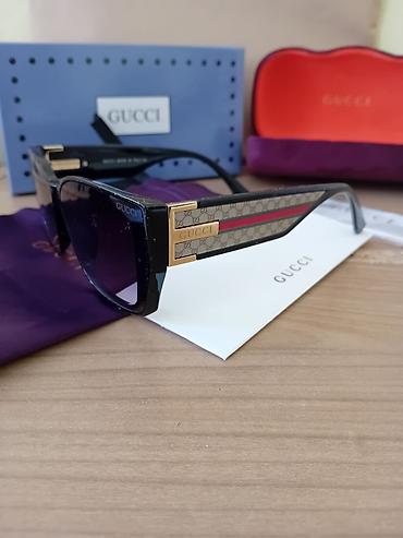 sat fredric: Gucci sunčane naočare – ženski model sa velikim kvadratnim okvirima — 2