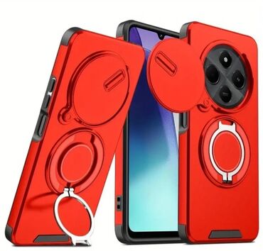 Maske i futrole: Maska za Xiaomi 14, bоја - Crvena, Sa zaštitom za kameru — 2