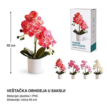 saksije od stiropora: KMT Viljuška 10 cvet mašna posuda 702405 Dekorativna veštačka — 1