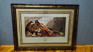 Şəkillər, tablolar: Dibar rəsmi "Şir ilə Kleopatra" 85x115