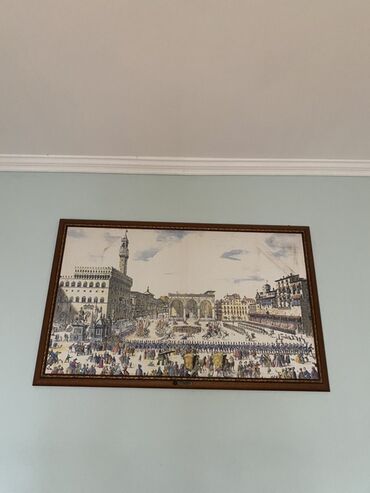 quzu şəkli: ART DECORDAN ALİNİB!!350$ təmiz maldi Şəhər mənzərəsini əks etdirən