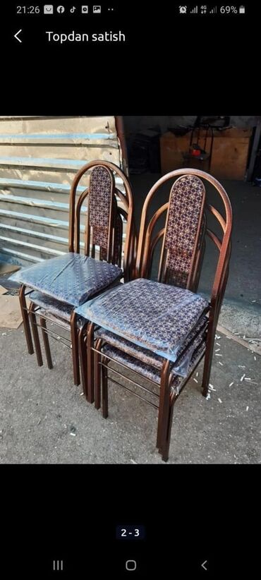 Stullar: Stullar stol stul masa ve oturacaq destleri Tek-Tek ve ya Komplekt — 23
