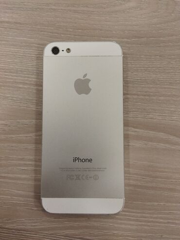 Apple iPhone: IPhone 5, 16 GB, Gümüşü, Sənədlərlə