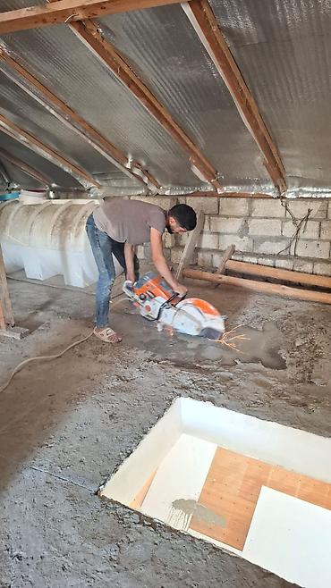 Beton işləri: Beton kəsmə və deşik açma xidməti - Armaturlu/armatursuz beton — 1