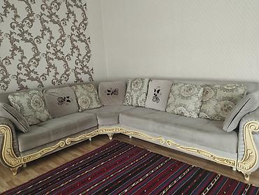 kunc divan işlənmiş: Künc divan, İşlənmiş, Açılan, Bazalı, Vеlur parça, Ödənişli çatdırılma — 1
