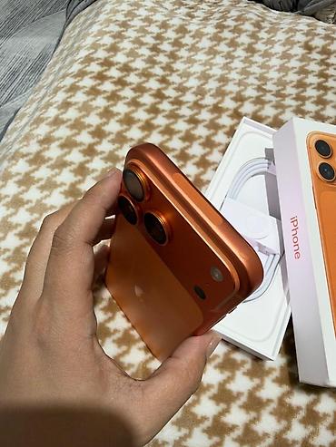 продажа айфонов: IPhone 17 Pro Max, Б/у, 512 ГБ, Оранжевый, Коробка, 93 % — 6