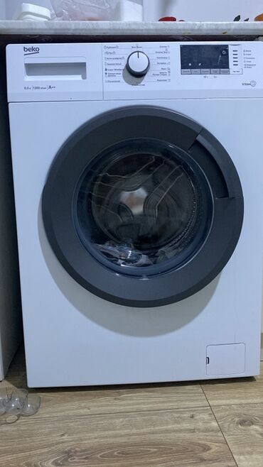 умные котлы: Кир жуучу машина Beko, Жаңы, Автомат, 7 кг чейин, Толук өлчөм