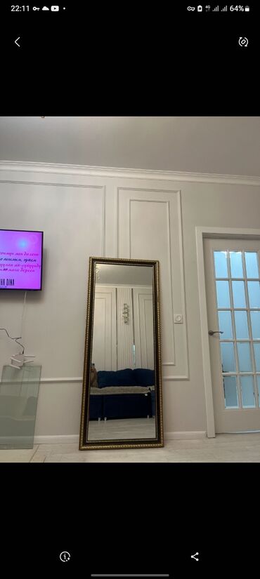 Декор для дома: Продаётся настенная зеркало,просто❤️‍🔥почти новая. Размер Г.Ош.По