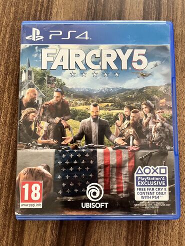купить пс 4: Ps4 FarCry 5 oyun diski tam işlek veziyetdedir, çizigsiz. Qiymet