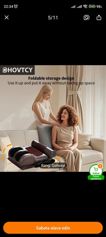 Masajorlar: Masajor, Bədən üçün, Yeni, Pulsuz çatdırılma — 7