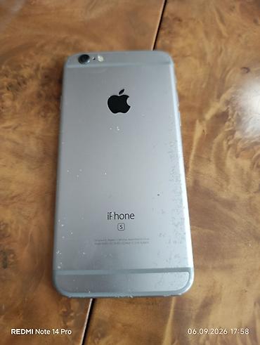 6s ayfon: IPhone 6s, Gümüşü, Barmaq izi — 2