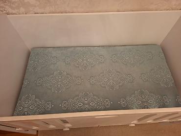 Beşiklər: Uşaq beşiyi – Sweet Baby, ağ rəng - Material: möhkəm ağ MDF/taxta — 3
