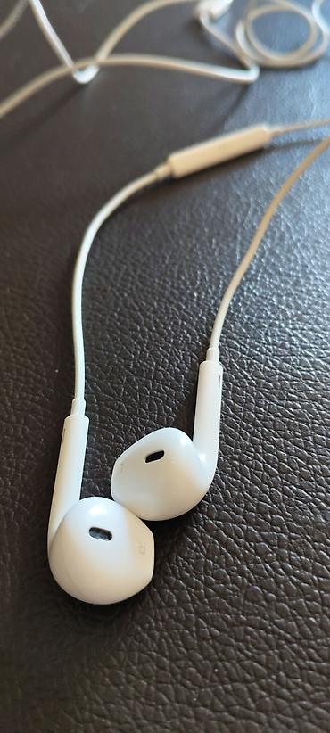 Audio: İşlənmiş Simli Qulaqcıqlar, Apple, rəng - Ağ — 3