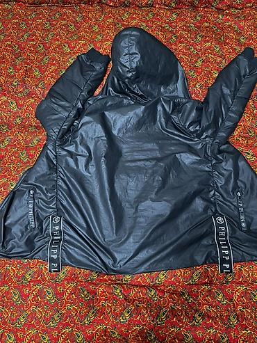pull and: Мужская куртка Philipp Plein с капюшоном - Цвет: черный — 6