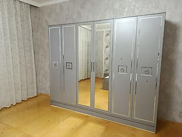 kombi ucun dolab: Yeni, 6 qapı, Güzgülü, Ağ, Açılan, Düz dolab — 2