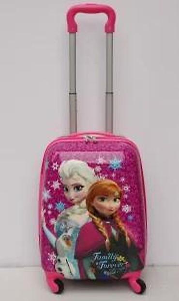Rančevi, torbe i koferi: Dečiji set kofera i ranca – tema “Frozen” - Set od 3 dela: veliki — 21