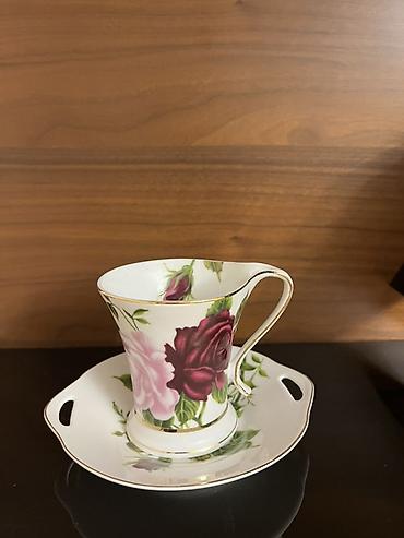 çexiya gablari: Çay dəsti, Farfor, 12 nəfərlik, Çexiya — 5