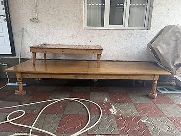 теннисные стол бу: Продаем б/у стол из дерева Высота 45 Ширина 100 Длина 310 10000 сом — 1