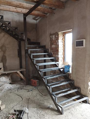 Обшивка лестниц: Каркас жасайбыз — 5