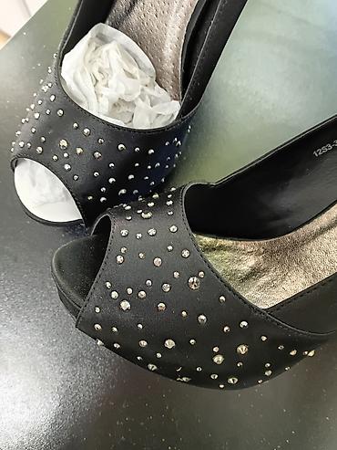 shoes: Elegantne ženske salonke Massin na visoku štiklu, otvorenih prstiju — 4