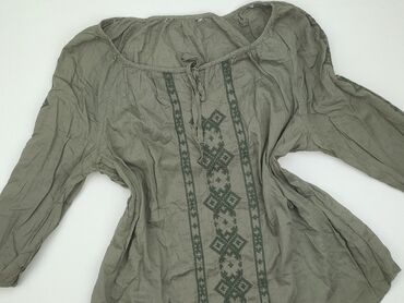 sukienki czarna długi rękaw: Women's blouse, Tu, XL (EU 42)