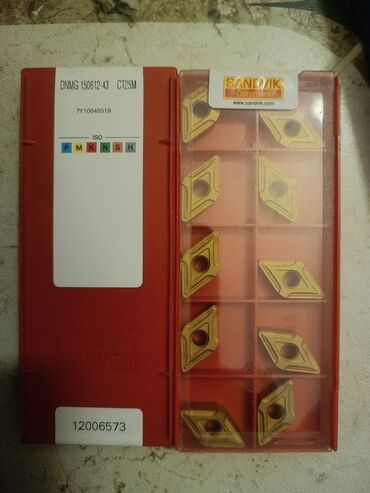 Digər alətlər: Torna və frezə üçün kəsici lövhəciklər (karbid insertlər) komplekti - — 31