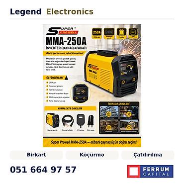 dinamometrik acar: Elan başlığı: Metal qaynaq aparatı Super Prowell MMA-250A Elan mətni — 1