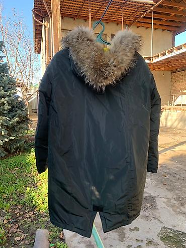 Пуховики и зимние куртки: Пуховик, По колено, С мехом, M — 9