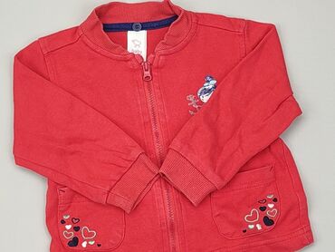 spódniczka czerwona dziewczęca: Bluza, C&A, 6-9 m, stan - Dobry