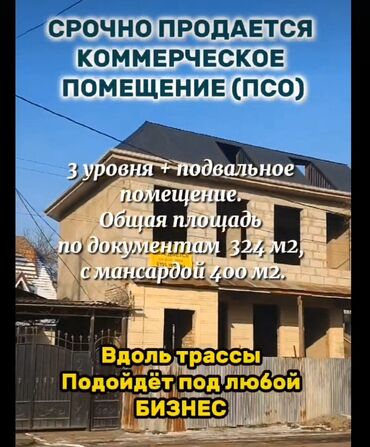 Помещения свободного назначения: СРОЧН ПРОДАЕТСЯ КОММЕРЧЕСКОЕ ПОМЕЩЕНИЕ (ПСО) 3 уровня + подвальное