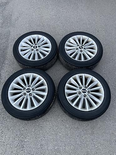 Диски: Литые Диски R 17 Kia, Комплект, отверстий - 5, Б/у — 4