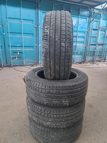 Шины 225 / 55 / R 17, Лето, Б/у, Комплект, Легкий коммерческий транспорт (C/LT), Pirelli