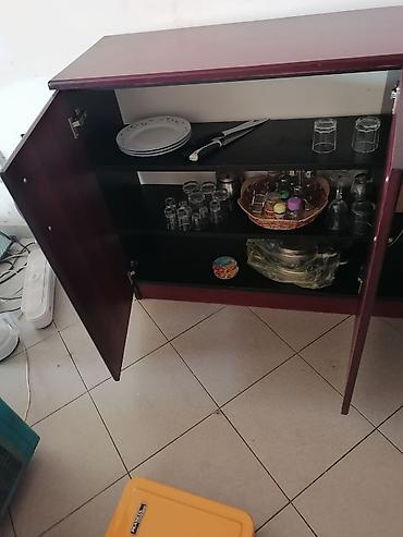 jysk ormari za kupatilo: Drveni komoda/ormarić za trpezariju ili dnevnu sobu - Materijal — 4