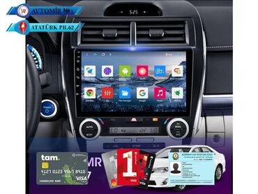 avto manitorlar: Toyota Camry 12-17 Android Monitor DVD-monitor ve android monitor
