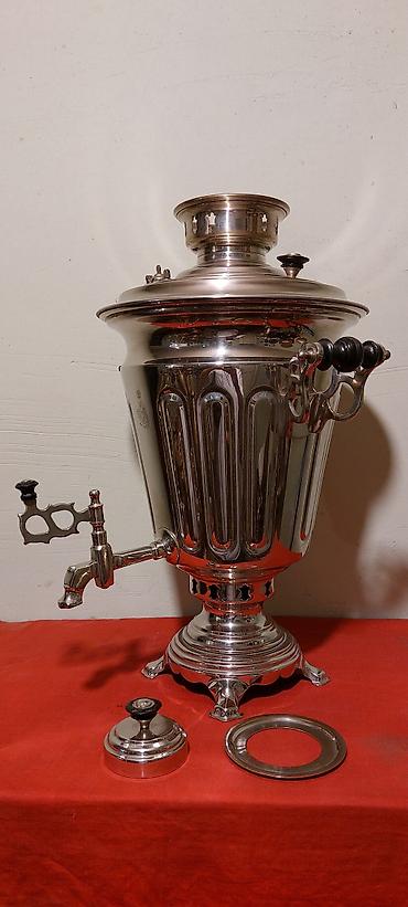 antik samovar alıram: 1950-ci illerin ural (rusiya) istehsali samavar 5-litrlikdir — 2