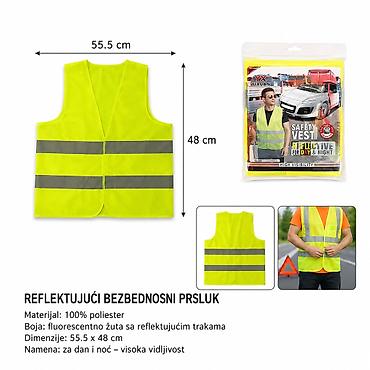 KMT Zaštitni prsluk KSL fluorescentno žuti – XL - Namena