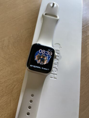 скупка смарт часов: Apple Watch 7 series 41 mm оригинал, полный комплект, в хорошем