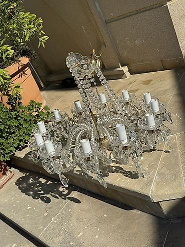 Çılçıraq, 10 və daha çox lampa, Metal