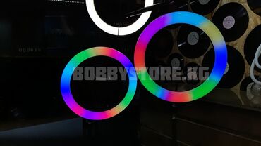 Освещение: Rgb кольцевая лампа mj-33 (33 см), со штативом бишкек описание товара at lalafo.kg — 2 Освещение: Rgb кольцевая лампа mj-33 (33 см), со штативом бишкек описание товара — 2
