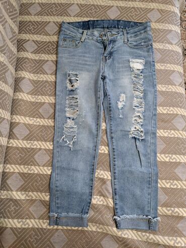 штаны и джинсы: Прямые