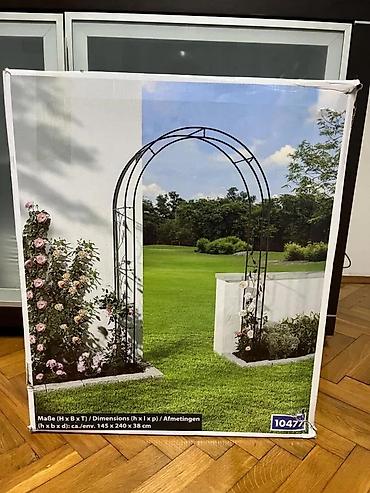 ormani za terase: Ukrasni luk/lučna pergola za venčanja i događaje + vrtna klupa - — 5