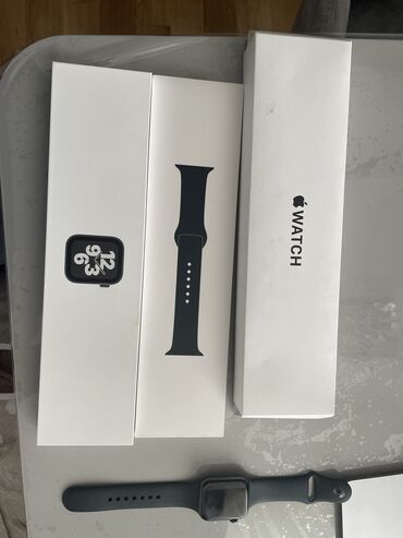 apple watch 5 baku qiymeti: Smart saat, Apple, Аnti-lost, rəng - Qara