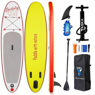 Другое для спорта и отдыха: Жёлтый SUP-набор — 12,000 сом Доска для SUP-серфинга Shridinlay —