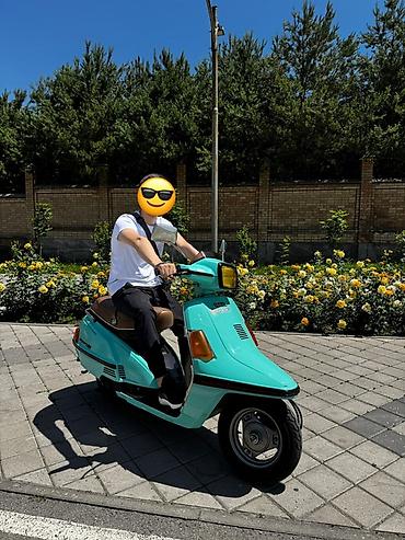 яхт клуб: Скутер Yamaha Riva — стильный городской ретро-скутер в бирюзовом цвете — 1