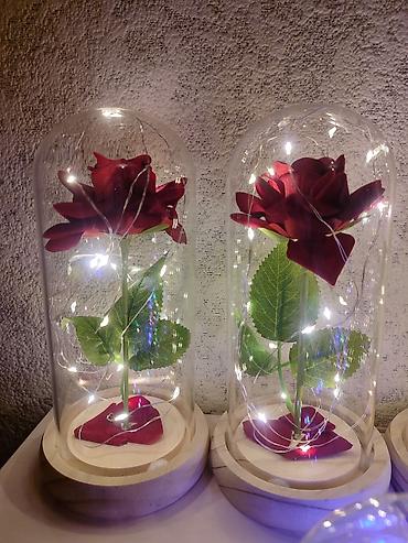 sunset lamp: Роза в колбе — готовый подарок, который производит впечатление — 3