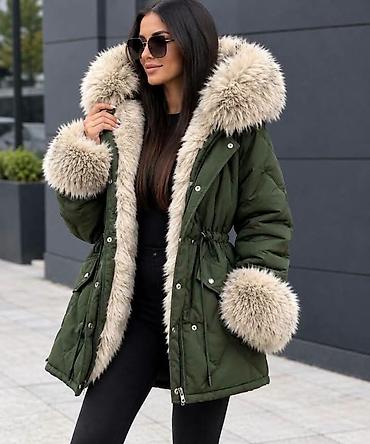 plus size jakne: Ženske zimske jakne sa bogatim krznom ❄️ - Topao model sa raskošnim — 1