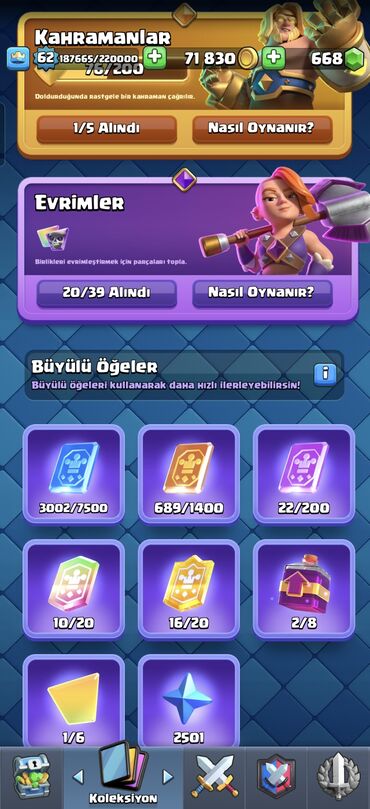 Digər: Clash Royale oyun hesabı Şəkillərdə demək olar hər şey göstərilib — 3