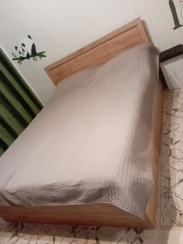 Двуспальные кровати: Двуспальная кровать, С матрасом, длина - 200 см — 3